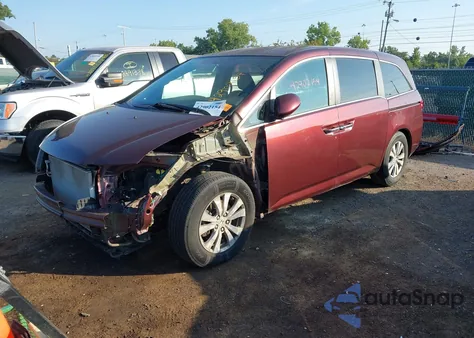 2016 Honda Odyssey Se from USA, damaged, VIN 5FNRL5H37GB076935